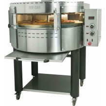 Φούρνος πίτσας ηλεκτρικός με περιστρεφόμενες πλάκες και βάση RPE1 c429744