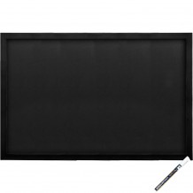 Πίνακας επιτοίχιος 60x80 cm μαύρος Οικονομική Σειρά SECURIT c43000