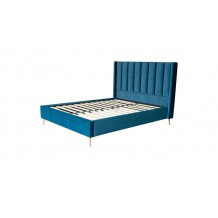 PASSION Κρεβάτι Διπλό για Στρώμα 160x200cm Ύφασμα Velure Απόχρωση Μπλε c430038 PASSION Κρεβάτι Διπλό για Στρώμα 160x200cm Ύφασμα Velure Απόχρωση Μπλε c430038