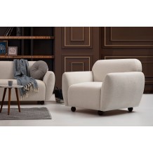 Infinito Πολυθρόνα Ύφασμα κρεμ 90x86x86cm c430163 Infinito Πολυθρόνα Ύφασμα κρεμ 90x86x86cm c430163