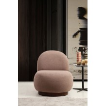 Pola πολυθρόνα cappuccino ύφασμα 74x85x75cm c430165 Pola πολυθρόνα cappuccino ύφασμα 74x85x75cm c430165