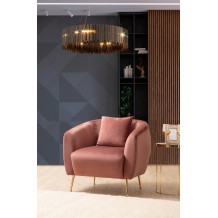 Uscire Πολυθρόνα Ύφασμα ροζ 83x79x79cm c430166 Uscire Πολυθρόνα Ύφασμα ροζ 83x79x79cm c430166