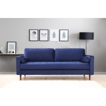 Firenze τριθέσιος καναπές Ύφασμα μπλε 215x90x70cm c430192 Firenze τριθέσιος καναπές Ύφασμα μπλε 215x90x70cm c430192