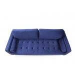 Firenze τριθέσιος καναπές Ύφασμα μπλε 215x90x70cm c430192