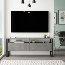 Έπιπλο TV Villa γκρι140x35 5x55 8cm c430297 Έπιπλο TV Villa γκρι140x35 5x55 8cm c430297