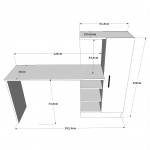 Γραφείο Libro 152 3x40x120cm c430396