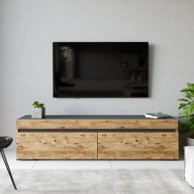 Έπιπλο TV Practico Atlantic Pine ανθρακί 180x46 3x45 4cm c430400 Έπιπλο TV Practico Atlantic Pine ανθρακί 180x46 3x45 4cm c430400