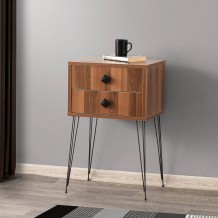 Κομοδίνο Luna 45x35x70cm c430419 Κομοδίνο Luna 45x35x70cm c430419