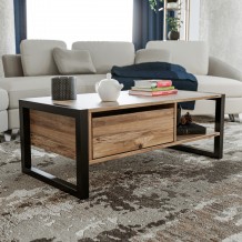 Τραπεζάκι σαλονιού la chatt χρώματος atlantic pine μαύρο 105x55x40cm c430420 Τραπεζάκι σαλονιού la chatt χρώματος atlantic pine μαύρο 105x55x40cm c430420