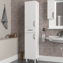 Ντουλάπι μπάνιου Monza χρώμα λευκό 35x31 3x179 c430432 Ντουλάπι μπάνιου Monza χρώμα λευκό 35x31 3x179 c430432