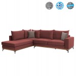 ΚΑΝΑΠΕΣ ΑΡΙΣΤΕΡΗ ΓΩΝΙΑ MESINA ΥΦΑΣΜΑ ΑΛΕΚΙΑΣΤΟ ΣΑΠΙΟ ΜΗΛΟ 290Χ235Χ94Υεκ HM3253 02L c430557