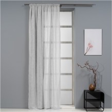 Κουρτίνα Hontona 140x270cm 200gsm 100 polyester γκρι με τρέσα Artisti Italiani c430581