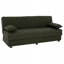 ΚΑΝΑΠΕΣ ΚΡΕΒΑΤΙ ANDRI ΤΡΙΘΕΣΙΟΣ DARK OLIVE HM3239 05 180x72x77 εκ c430669