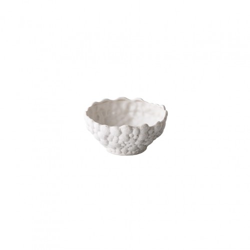 Μπωλ βαθύ Stoneware BUBBLE φ14 5xΥ7cm λευκό RAW Σετ 6 c430771