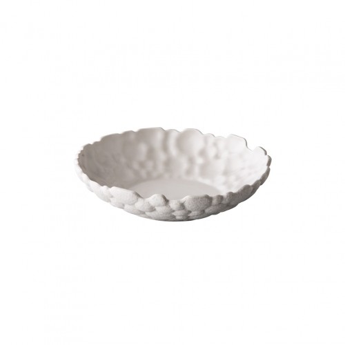 Μπωλ Stoneware BUBBLE φ24 5xΥ5 5cm λευκό RAW Σετ 6 c430777