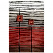 ΧΑΛΙ ΣΑΛΟΝΙΟΥ ΜΕ ΚΡΟΣΙΑ JOSIANE ΚΟΚΚΙΝΟ ΓΚΡΙ ΜΑΥΡΟ HM7675 26 160X230 εκ c430818