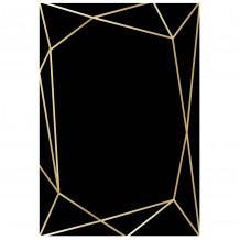 ΧΑΛΙ ΣΑΛΟΝΙΟΥ ΜΕ ΚΡΟΣΙΑ JOSIANE ΜΑΥΡΟ ΧΡΥΣΟ HM7677 30 120X170 εκ c430825