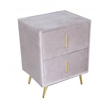 PASSION Κομοδίνο με 2 Συρτάρια Ύφασμα Velure Απόχρωση Cappuccino c430936 PASSION Κομοδίνο με 2 Συρτάρια Ύφασμα Velure Απόχρωση Cappuccino c430936