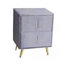 PASSION Κομοδίνο με 2 Συρτάρια Ύφασμα Velure Απόχρωση Γκρι c430937 PASSION Κομοδίνο με 2 Συρτάρια Ύφασμα Velure Απόχρωση Γκρι c430937