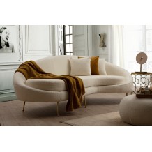 Uscire τριθέσιος καναπές Ύφασμα κρεμ 255x120x85cm c430991 Uscire τριθέσιος καναπές Ύφασμα κρεμ 255x120x85cm c430991