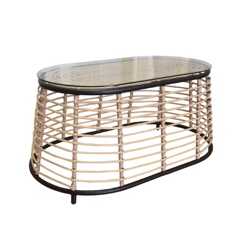 LOOM COFFEE TABLE ΦΥΣΙΚΟ 95x55xH45cm c431008