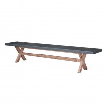 CAMIRO ΠΑΓΚΑΚΙ CEMENT 180x40xH45cm c431011 CAMIRO ΠΑΓΚΑΚΙ CEMENT 180x40xH45cm c431011