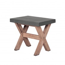 CAMIRO ΣΚΑΜΠΩ CEMENT 50x40xH45cm c431012