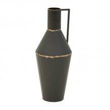 INART ΒΑΖΟ ΜΕΤΑΛΛΙΚΟ ΑΝΤΙΚΕ ΜΑΥΡΟ ΧΡΥΣΟ Φ21Χ50 21x21x50 c431359