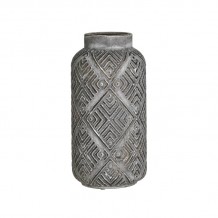 INART ΒΑΖΟ ΚΕΡΑΜΙΚΟ ΑΝΤΙΚΕ ΓΚΡΙ Φ15Χ30 15x15x30 c431819