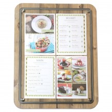 Ανοξείδωτη κορνίζα Glass Star επιτοίχια για 4 φυλλάδια A4, με πλαίσιο από ξύλο δρυς, με κάλυμμα από γυαλί c43235 Ανοξείδωτη κορνίζα Glass Star επιτοίχια για 4 φυλλάδια A4, με πλαίσιο από ξύλο δρυς, με κάλυμμα από γυαλί c43235