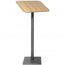 Επιδαπέδιο Σταντ για προβολή καταλόγων MENU, Ανοξείδωτη Κολώνα, Ξύλινο Stand TEAK, 110x54x36cm, SECURIT c43239 Επιδαπέδιο Σταντ για προβολή καταλόγων MENU, Ανοξείδωτη Κολώνα, Ξύλινο Stand TEAK, 110x54x36cm, SECURIT c43239