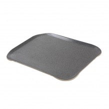 Δίσκος σερβιρίσματος Fiberglass amp Fast Food πολυτελείας 33x43cm γκρι σκούρο c432571