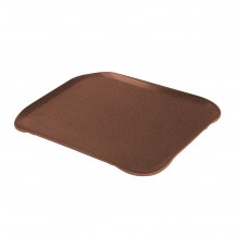 Δίσκος σερβιρίσματος Fiberglass amp Fast Food πολυτελείας 33x43cm καφέ ξύλου c432572