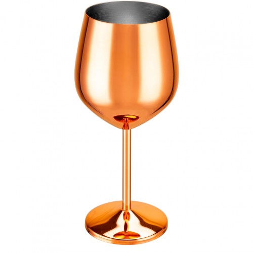Χάλκινο ποτήρι κολωνάτο κρασιού coctail φ9 4xΥ21 1cm c432574