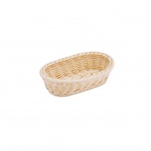 Ψωμιέρα Καλάθι Rattan οβάλ 23 2x17 8xΥ5cm υψηλής ποιότητας Buffet Choice Σετ 6 c432584