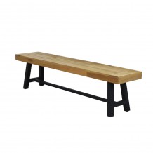 PANAMA ΠΑΓΚΑΚΙ NATURAL TEAK 188x37xH45 5cm c432699