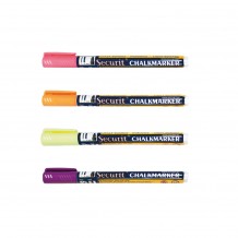 ΣΕΤ 4 Μαρκαδόροι υγρής κιμωλίας με λεπτή μύτη, 4 χρώματα, SECURIT c43275 ΣΕΤ 4 Μαρκαδόροι υγρής κιμωλίας με λεπτή μύτη, 4 χρώματα, SECURIT c43275