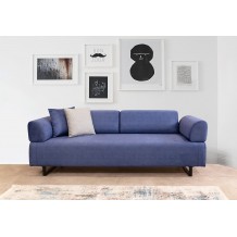 Siena τριθέσιος καναπές Ύφασμα μπλε 220x90x80cm c432802 Siena τριθέσιος καναπές Ύφασμα μπλε 220x90x80cm c432802