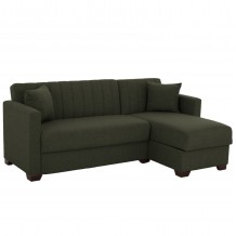 ΚΑΝΑΠΕΣ ΚΡΕΒΑΤΙ ΓΩΝΙΑ ΑΝΑΣΤΡΕΨΙΜΗ DARK OLIVE HM3244 05 200x133x77Yεκ c432845