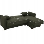 ΚΑΝΑΠΕΣ ΚΡΕΒΑΤΙ ΓΩΝΙΑ ΑΝΑΣΤΡΕΨΙΜΗ DARK OLIVE HM3244 05 200x133x77Yεκ c432845