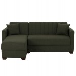 ΚΑΝΑΠΕΣ ΚΡΕΒΑΤΙ ΓΩΝΙΑ ΑΝΑΣΤΡΕΨΙΜΗ DARK OLIVE HM3244 05 200x133x77Yεκ c432845
