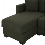 ΚΑΝΑΠΕΣ ΚΡΕΒΑΤΙ ΓΩΝΙΑ ΑΝΑΣΤΡΕΨΙΜΗ DARK OLIVE HM3244 05 200x133x77Yεκ c432845