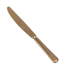 Μαχαίρι Φαγητού 250mm Vintage PVD Χάλκινο Σειρά Baguette 3 5mm Salvinelli Ιταλίας Σετ 12 c432942