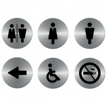 Σετ 6 πινακίδες τοίχου 10cm c43295 Σετ 6 πινακίδες τοίχου 10cm c43295