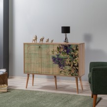 Μπουφέ Mente SONOMA OAK ΜΕΛΑΜΙΝΗ 120x36xH90cm c432967 Μπουφέ Mente SONOMA OAK ΜΕΛΑΜΙΝΗ 120x36xH90cm c432967