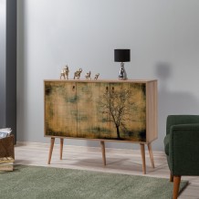 Μπουφέ Mente 2 SONOMA OAK ΜΕΛΑΜΙΝΗ 120x36xH90cm c432968 Μπουφέ Mente 2 SONOMA OAK ΜΕΛΑΜΙΝΗ 120x36xH90cm c432968