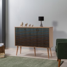 Μπουφέ Mente 4 SONOMA OAK ΜΕΛΑΜΙΝΗ 120x36xH90cm c432970 Μπουφέ Mente 4 SONOMA OAK ΜΕΛΑΜΙΝΗ 120x36xH90cm c432970