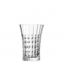 Γυάλινο Ποτήρι Σκαλιστό Σωλήνας 34 5cl φ9 9x13 6cm Σετ 6 c433015