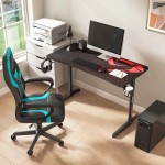 Gaming Γραφείο Eureka Ergonomic ERK GIP P47B ZXV1 120x60x76 8εκ c433076