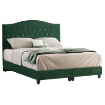 ΚΡΕΒΑΤΙ MALENA ΑΠΟ ΚΥΠΑΡΙΣΣΙ ΒΕΛΟΥΔΟ HM638 13 ΓΙΑ ΣΤΡΩΜΑ 150x200 εκ c433148